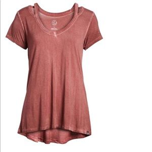 Treasure and Bond Oil Wash Cutout TShirt